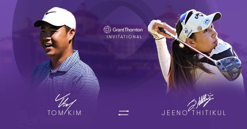 Tom Kim and Jeeno Thitikul are the latest team committed to play at the 2024 Grant Thornton Invitational, set for Dec. 13-15 at Tiburon Golf Club in Naples.