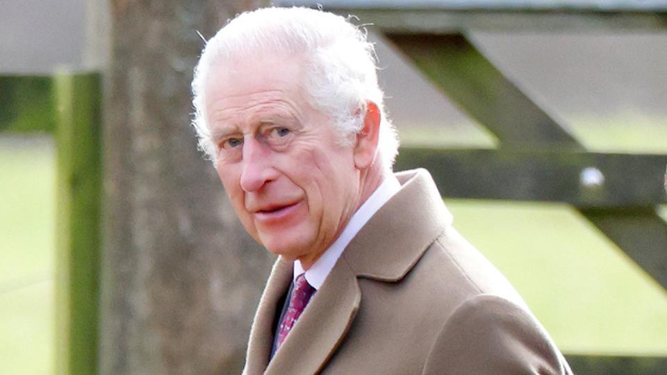 King Charles attending church in Sandringham 