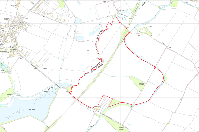 Site location plans for the proposed solar farm.