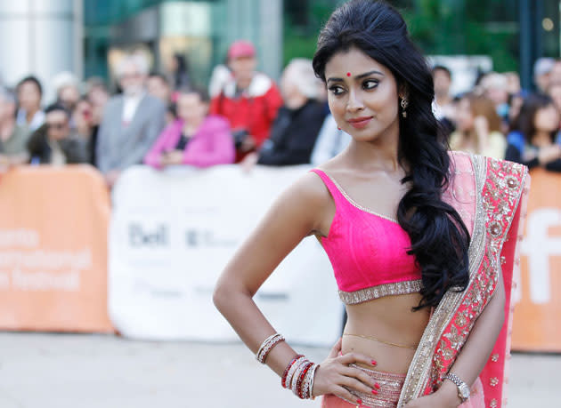 Shriya Saran looked every inch a diva as she walked the red carpet in Toronto.