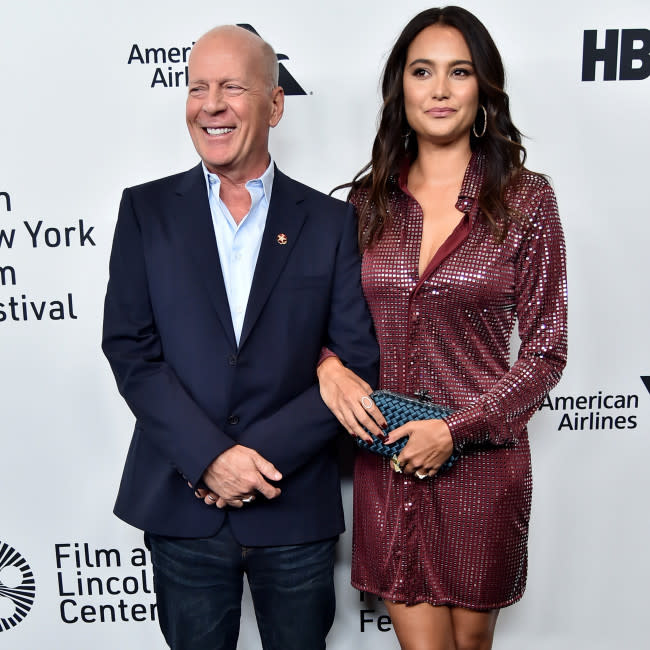 Bruce Willis y Emma Heming en una foto de 2019 credit:Bang Showbiz