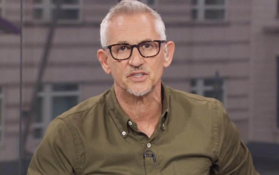 Gary Lineker anchoring BBC's Euro 2024 television coverage