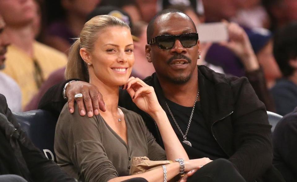 Eddie Murphy and girlfriend Paige Butcher. Picture: Getty Images