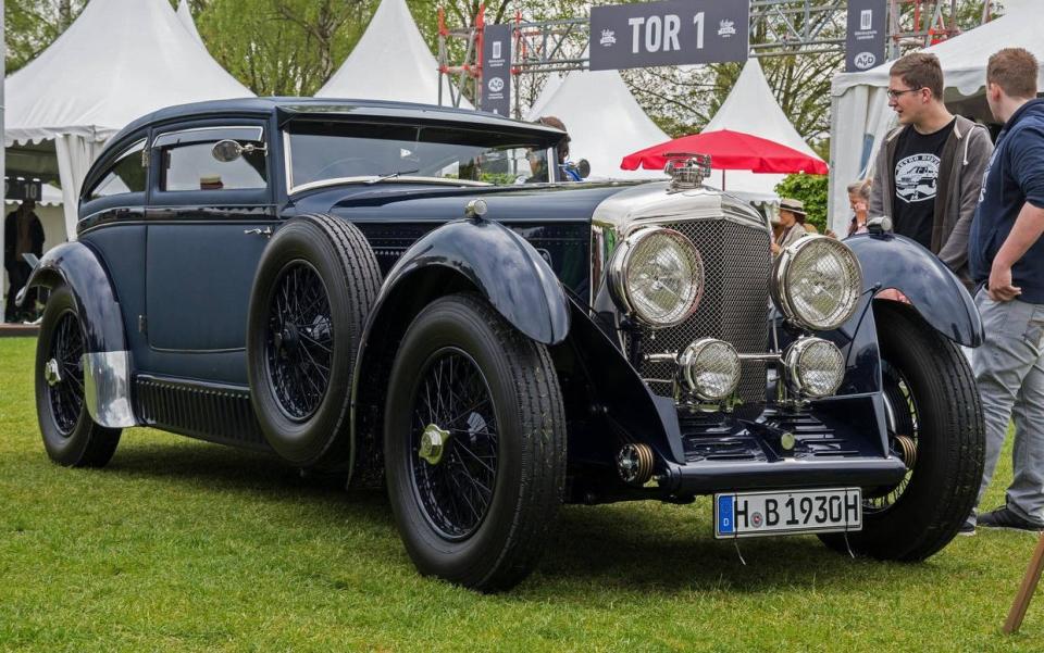 Bugatti "Blue Train" from 1930 in Germany, 13 May 2017 - Ingo Wagner/Alamy