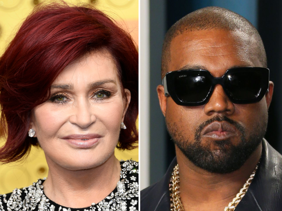 Sharon Osbourne and Kanye West (Getty Images)
