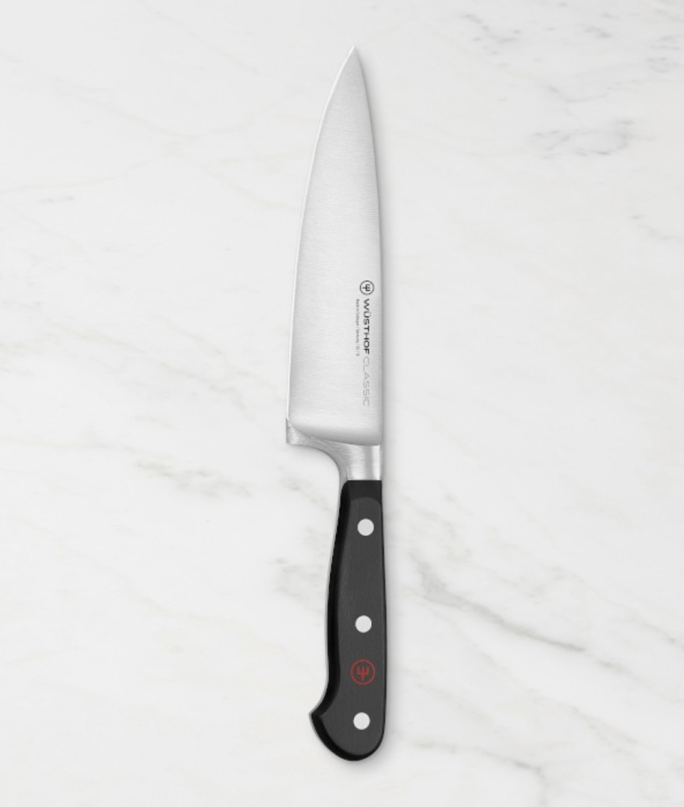 <p><a href="https://go.redirectingat.com?id=74968X1596630&url=https%3A%2F%2Fwww.williams-sonoma.com%2Fproducts%2Fwusthof-classic-chefs-knife&sref=https%3A%2F%2Fwww.countryliving.com%2Fshopping%2Fgifts%2Fg45908760%2Fgift-ideas-for-brother-in-law%2F" rel="nofollow noopener" target="_blank" data-ylk="slk:Shop Now;elm:context_link;itc:0;sec:content-canvas" class="link ">Shop Now</a></p><p>Wüsthof Classic Chef's Knife</p><p>Williams-Sonoma</p><p>$135.00</p>