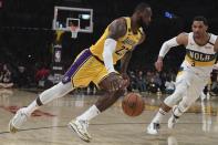 NBA: New Orleans Pelicans at Los Angeles Lakers