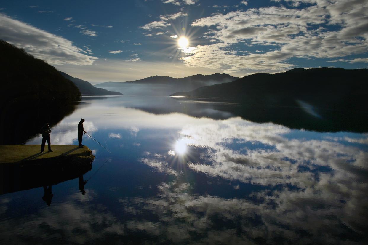 People fish from Inversnaid Pier in Loch Lomond, Scotland (stock image) (Getty Images Europe)