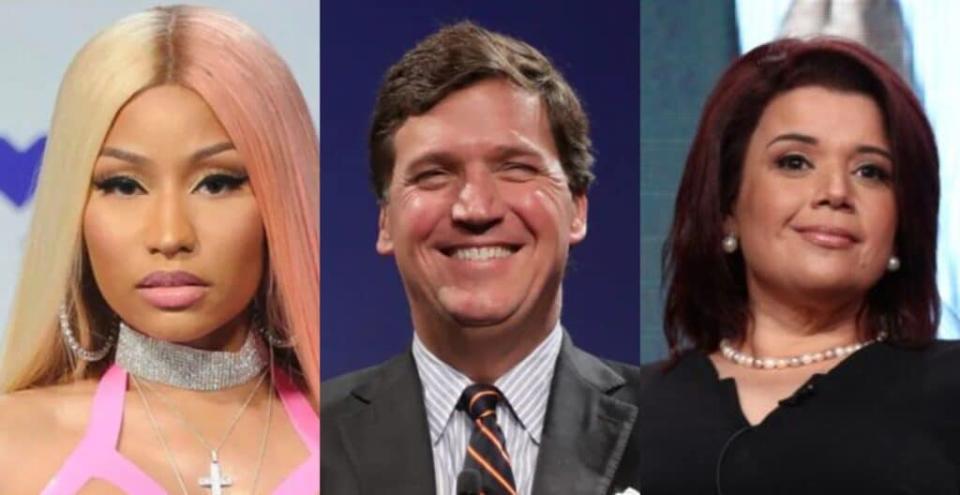 Nicki Minaj Tucker Carlson Ana Navarro thegrio.com