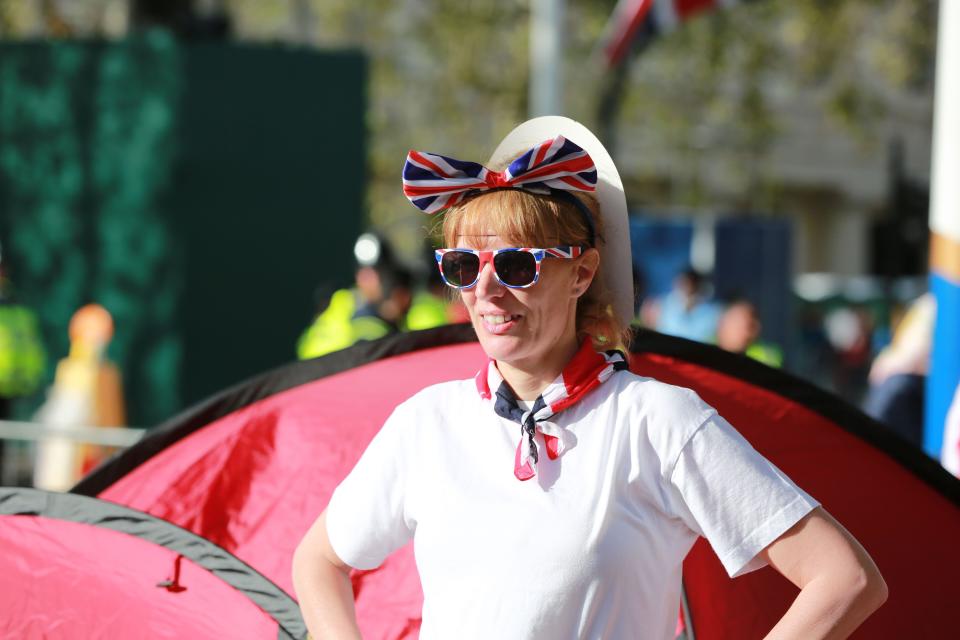 Royal fans camp out ahead of the coronation