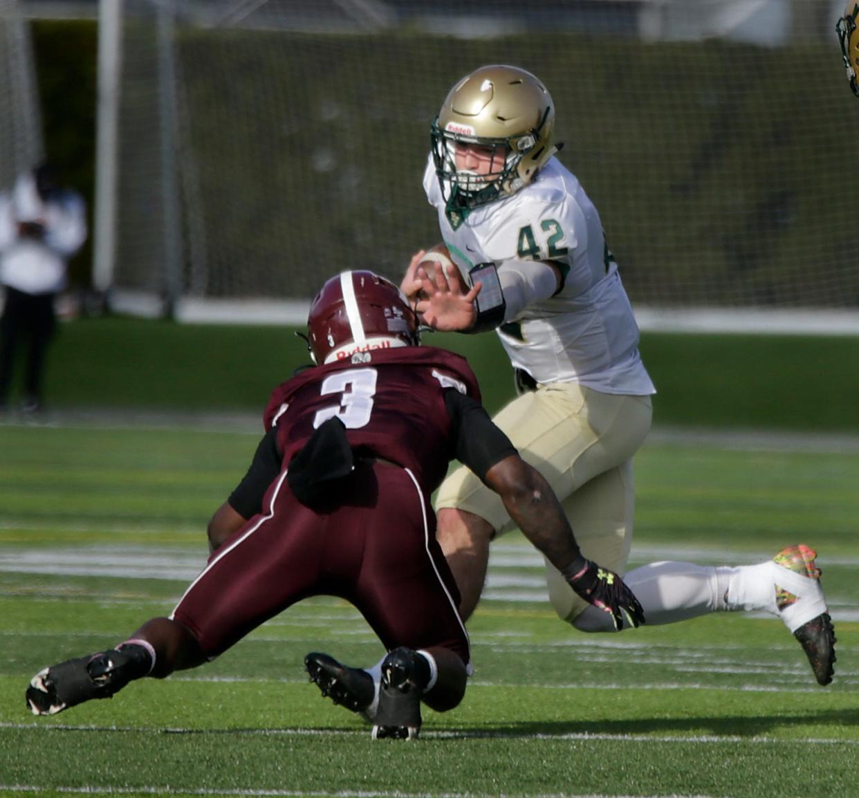 Brandyn Durand was an important part of Hendricken's offense this fall, but as a defender he was someone no teams could account for and more than earned his third straight selection as a Providence Journal First Team All-Stater.