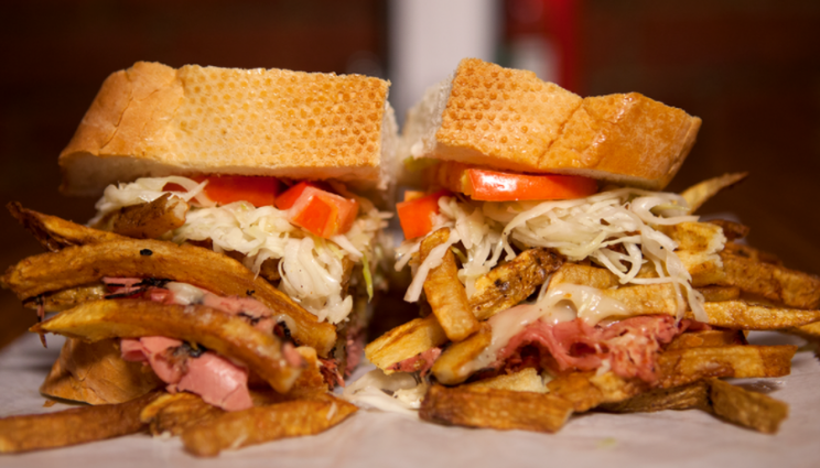 Pittsburgh's Primanti Bros. sandwich // source: Goldbely