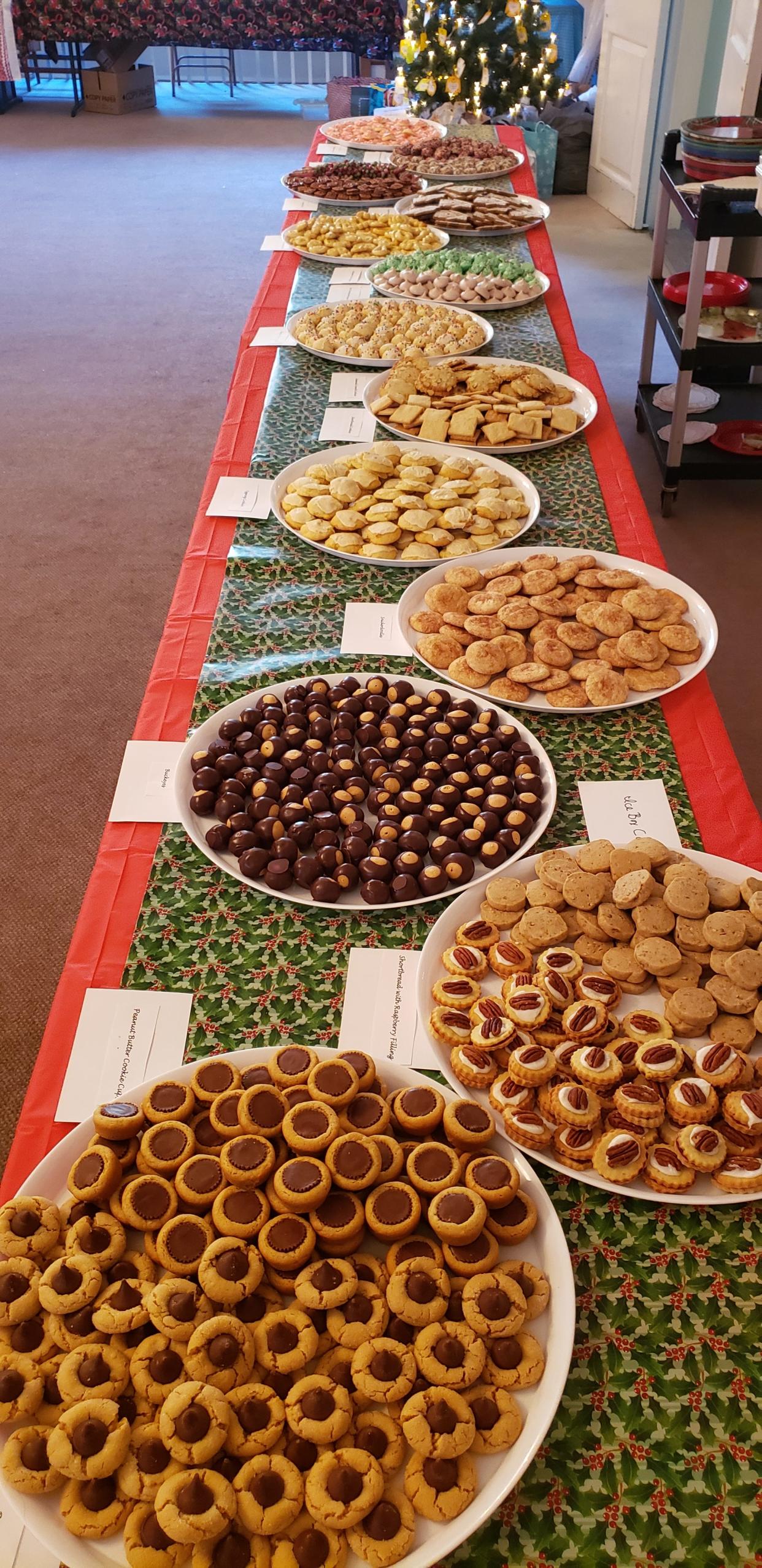 Cookie Walk at a previous year's craft fair