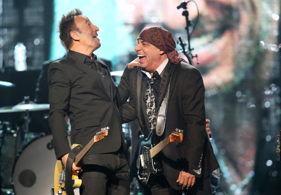 Bruce Springsteen and Steven Van Zandt (Photo: Kevin Kane/Getty Images)