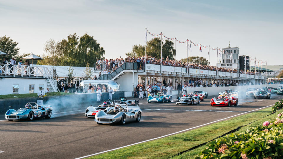 Classic race cars get ready to compete at the 2023 Goodwood Revival.