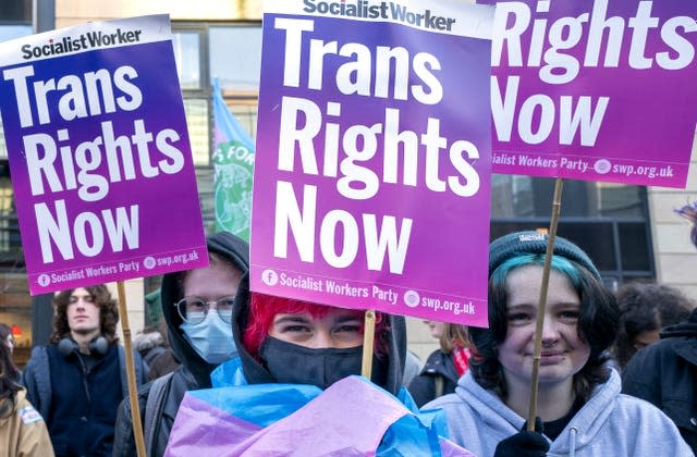 Trans rights campaigners