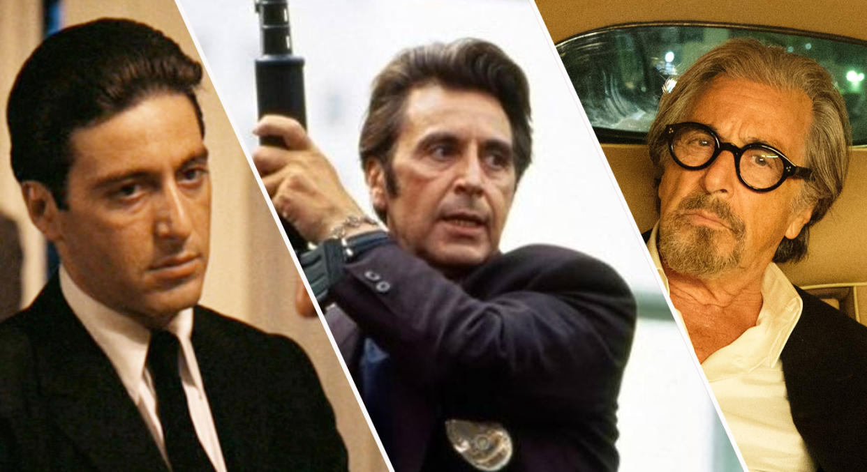 The Godfather, Heat, Once Upon A Time... In Hollywood. Few actors have had careers to match Al Pacino. (WB/Sony Pictures)