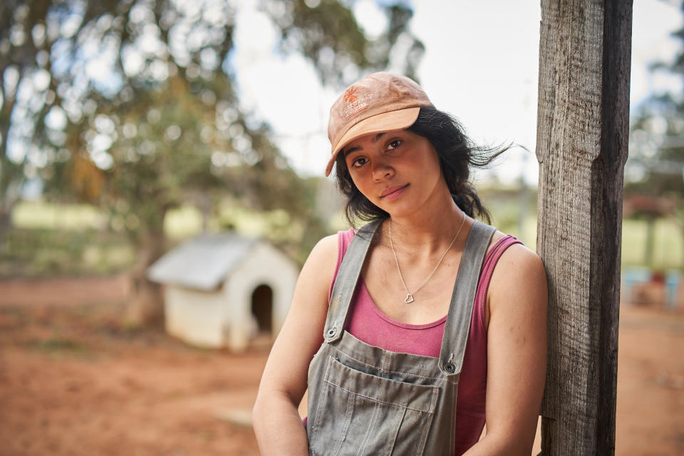 Tatiana Goode who plays Hazel Raley is destined to be a breakout star in A Sunburnt Christmas