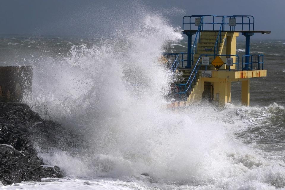 Many departures from airports in Ireland were grounded as Storm Kathleen swept across the country (Brian LawlessPA Wire)