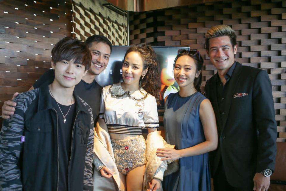 Aden Tan, Jason Godfrey, Fiona Xie, Oon Shu An, and Randall Tan. (Yahoo Singapore)