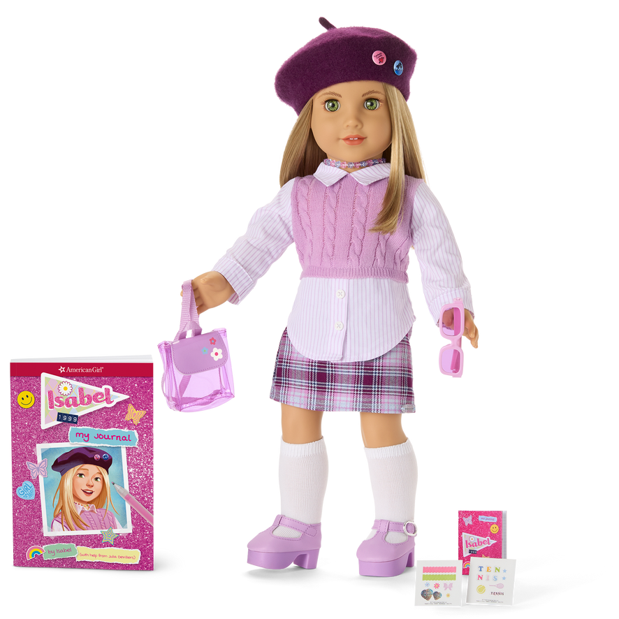<p><a href="https://go.redirectingat.com?id=74968X1596630&url=https%3A%2F%2Fwww.americangirl.com%2Fproducts%2Fisabel-hoffman-doll-journal-and-accessories-02bun136&sref=https%3A%2F%2Fwww.cosmopolitan.com%2Flifestyle%2Fa43043042%2Famerican-girl-dolls-1999-collection%2F" rel="nofollow noopener" target="_blank" data-ylk="slk:Shop Now;elm:context_link;itc:0;sec:content-canvas" class="link ">Shop Now</a></p><p>Isabel Hoffman™ Doll, Journal & Accessories (Historical Characters)</p><p>$151.00</p><p>americangirl.com</p>