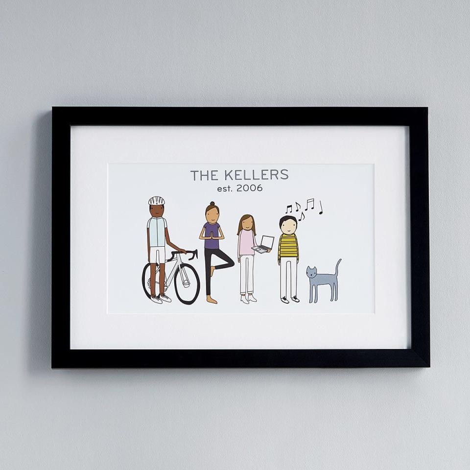 Personalized Family Hobby Art Print