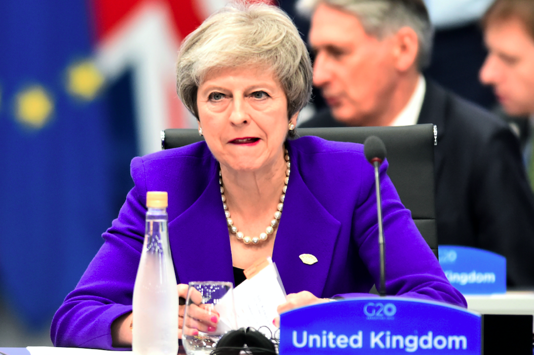 <em>Theresa May insisted opponents of her Brexit deal needed to outline their alternative (Getty)</em>