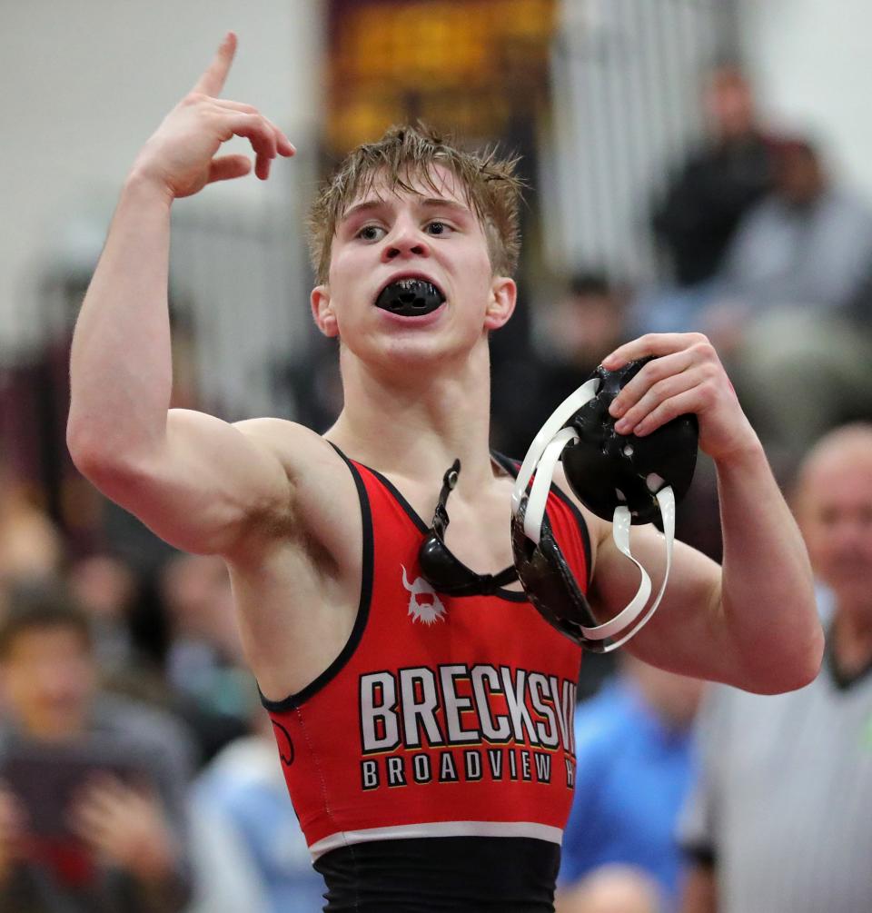 Brecksville's Rylan Seacrist is coming off a weekend where he knocked off a world champion.