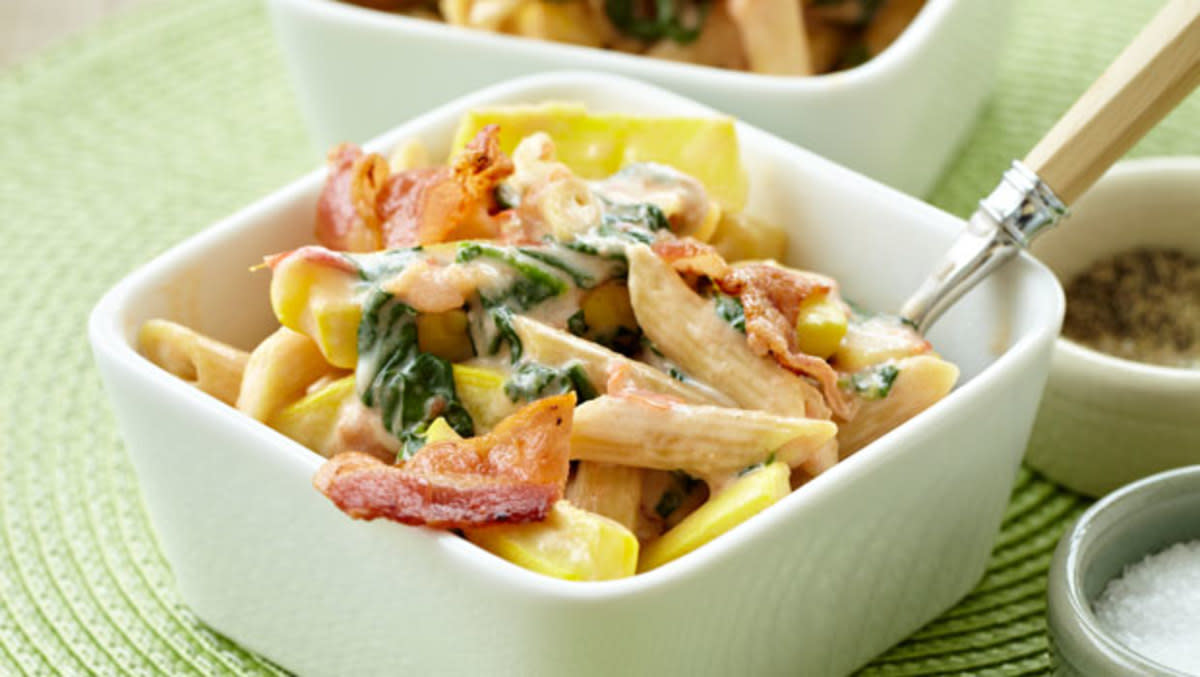 <p>Paul Johnson</p><p>A sandwich, but make it pasta. </p><p><strong>Get the recipe: <a href="https://parade.com/28152/lisalillien/blt-rific-mac-n-cheese/" rel="nofollow noopener" target="_blank" data-ylk="slk:BLT-rific Mac 'n Cheese;elm:context_link;itc:0;sec:content-canvas" class="link rapid-noclick-resp">BLT-rific Mac 'n Cheese</a></strong></p>