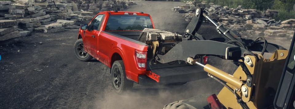 Ford spotlights the strength of its 2023 F-150 pickup truck. These vehicles are being stolen with increased frequency from Dearborn holding lots. The vehicles are built at Dearborn Truck.