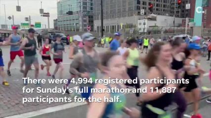Watch: Sights and sounds of 26th annual Flying Pig Marathon