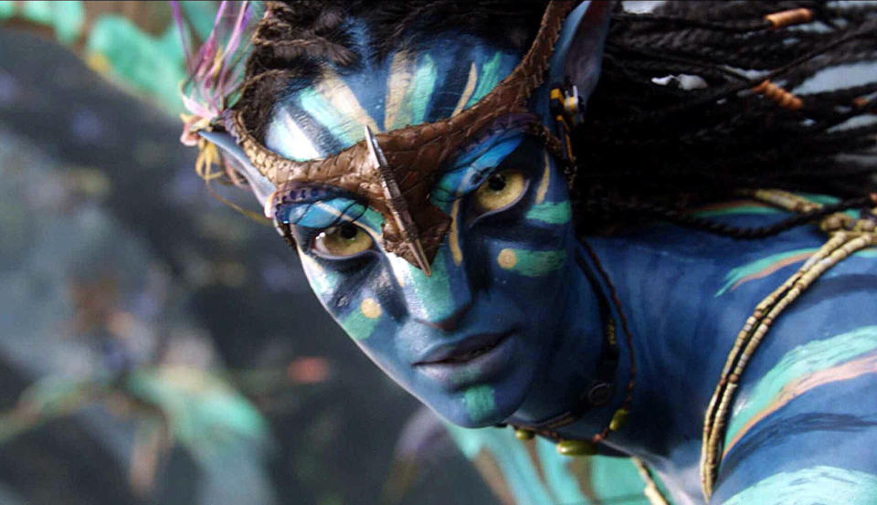 Zoe Saldana in Avatar, 2009. (Alamy )