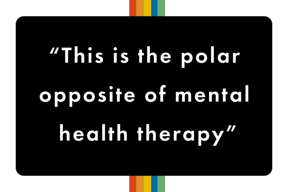 we need to talk about conversion therapy