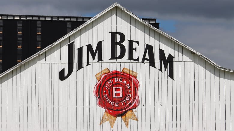 Outside of Jim Beam's distillery