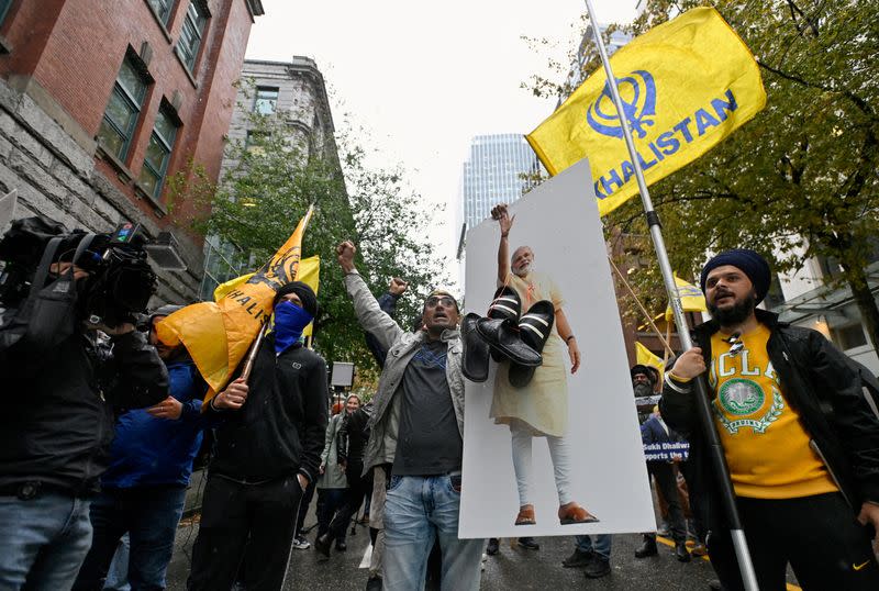 FILE PHOTO: Protest outside India’s consulate in Toronto