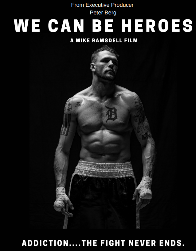 A movie poster for "We Can Be Heroes."