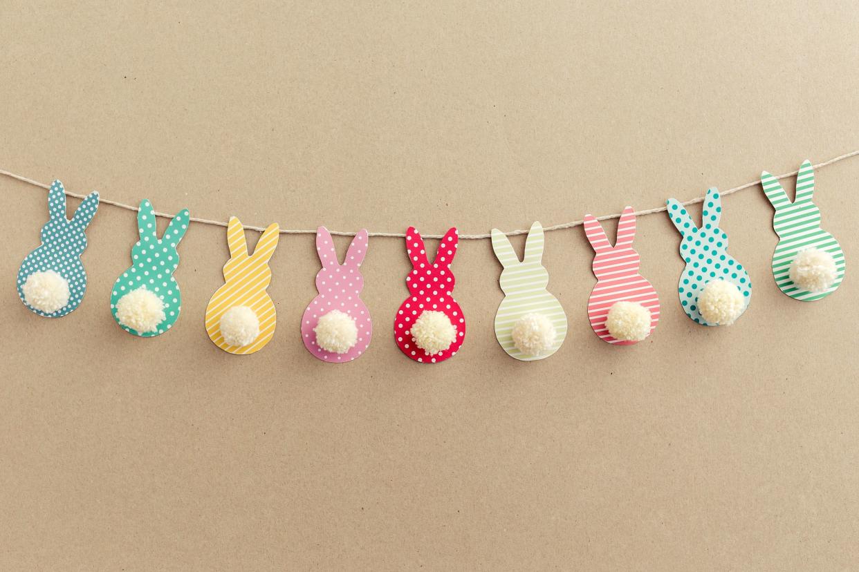 Easter bunny banner