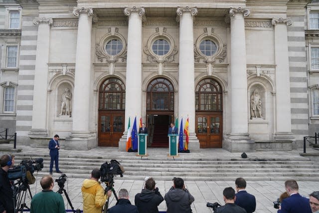 Pedro Sanchez visit to Ireland