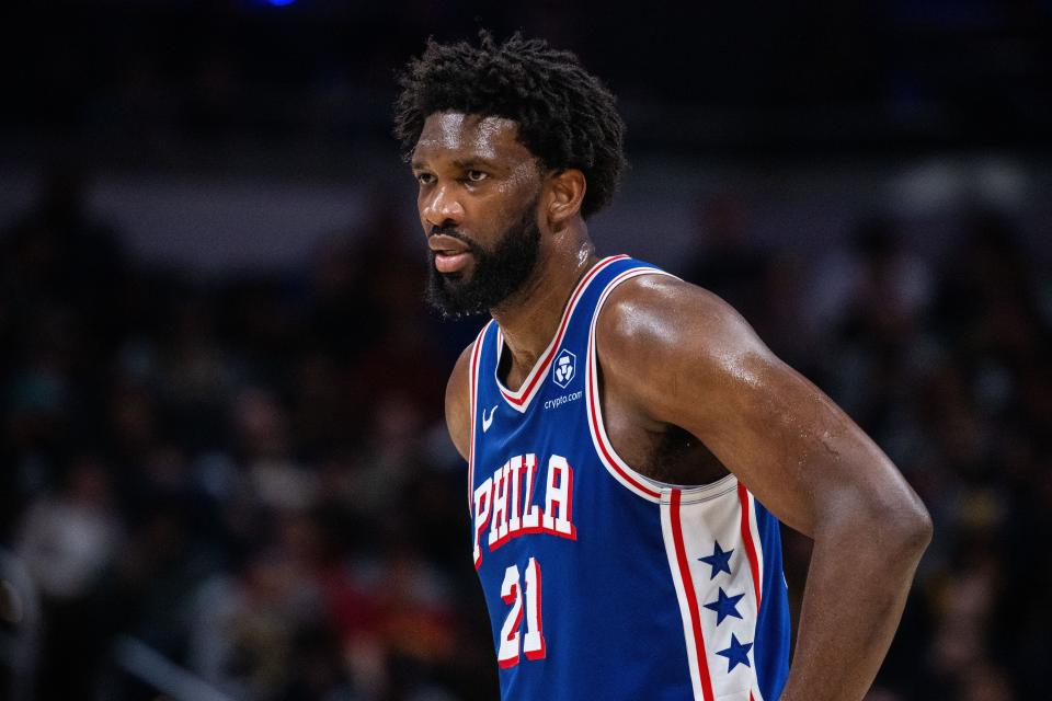 Joel Embiid is expected to miss an extended period of time with the 76ers after undergoing a procedure on his left knee.