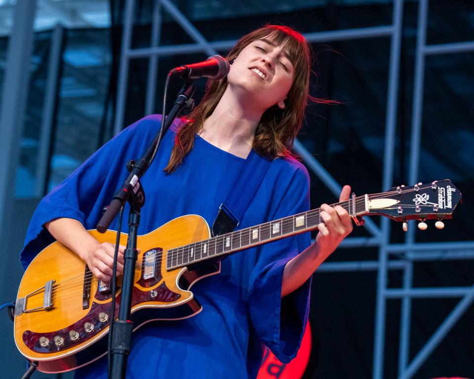 Faye Webster performs at the Moody Amphitheater on May 4, 2022 in Austin, Texas.