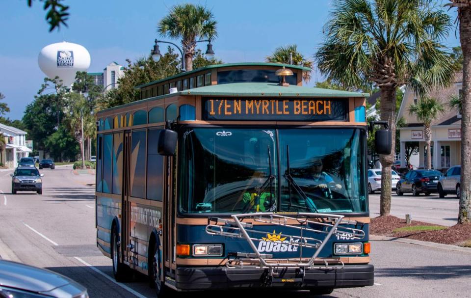 A new Entertainment Express shuttle from public transportation company, Coast RTA, has come to North Myrtle Beach. The shuttle will travel between resorts and attractions.. June 12, 2023.