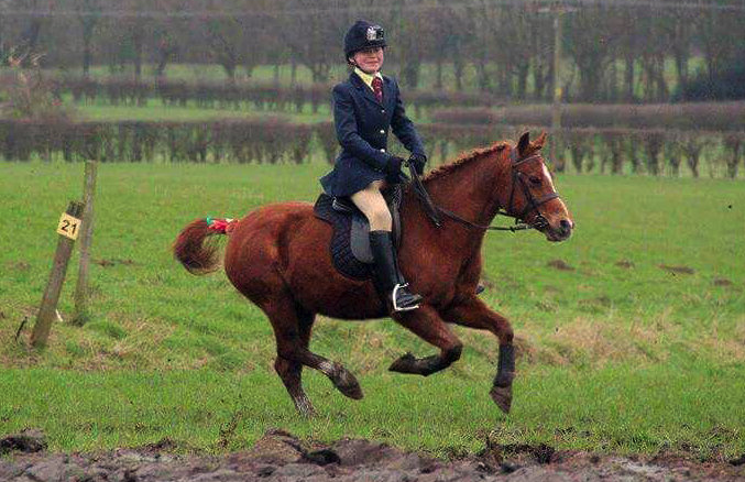 Megan Lockett is an experienced horse rider (Picture: SWNS)