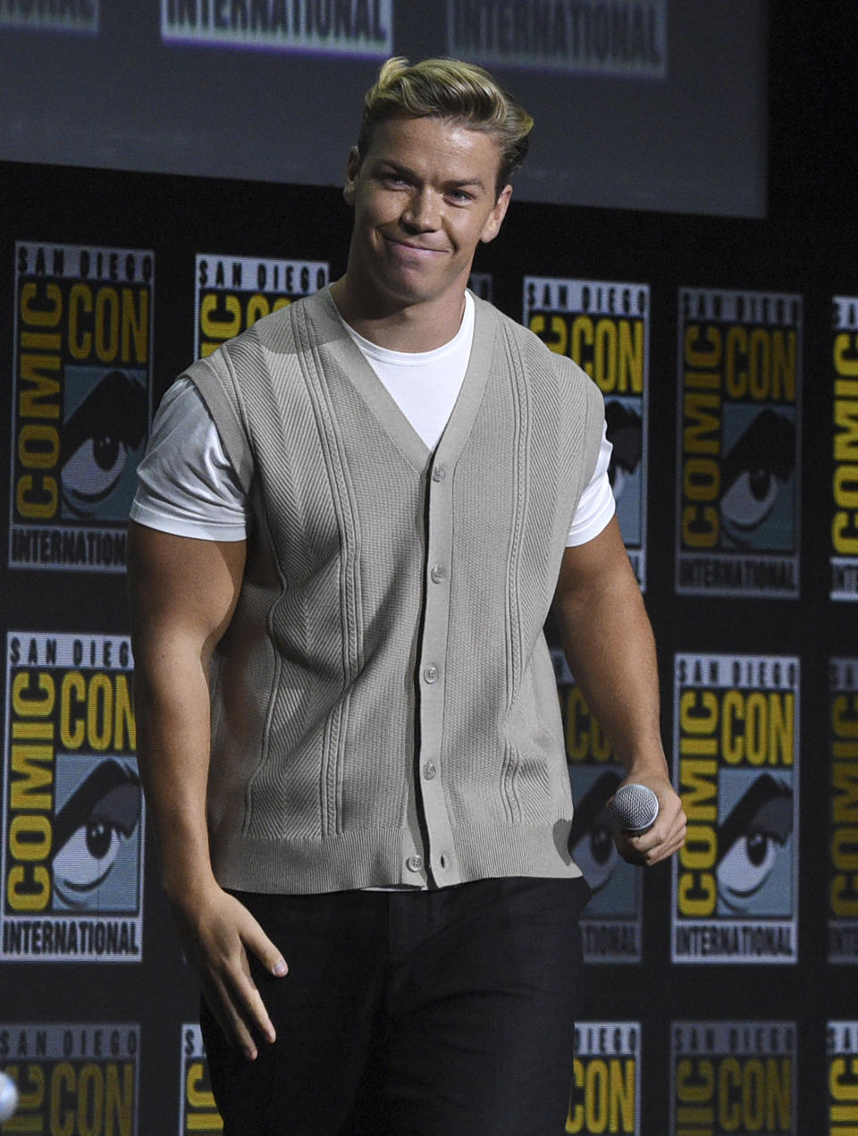 Will Poulter attends a panel for Marvel Studios on day three of Comic-Con International on Saturday, July 23, 2022, in San Diego. (Photo by Richard Shotwell/Invision/AP)