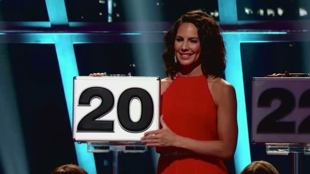 Amanza on Deal Or No Deal (Photo: NBC)