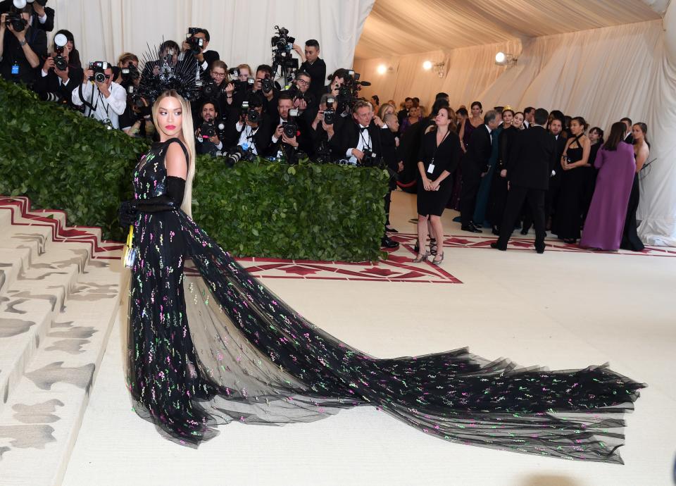 There’s no shortage of exquisite ways to wear a train at the Met Gala and we've rounded up our favorite looks.