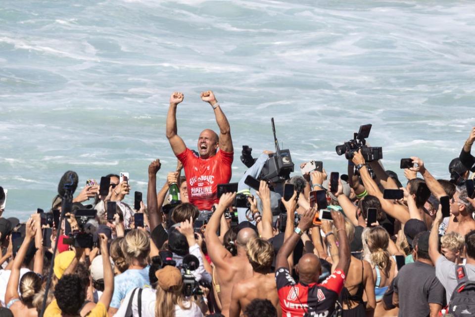 Slater called win the ‘best win of my life' (AFP via Getty Images)