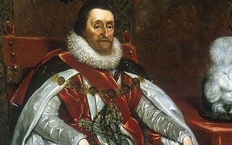 James I, King of England and Scotland. - Credit: Heritage Images/Corbis