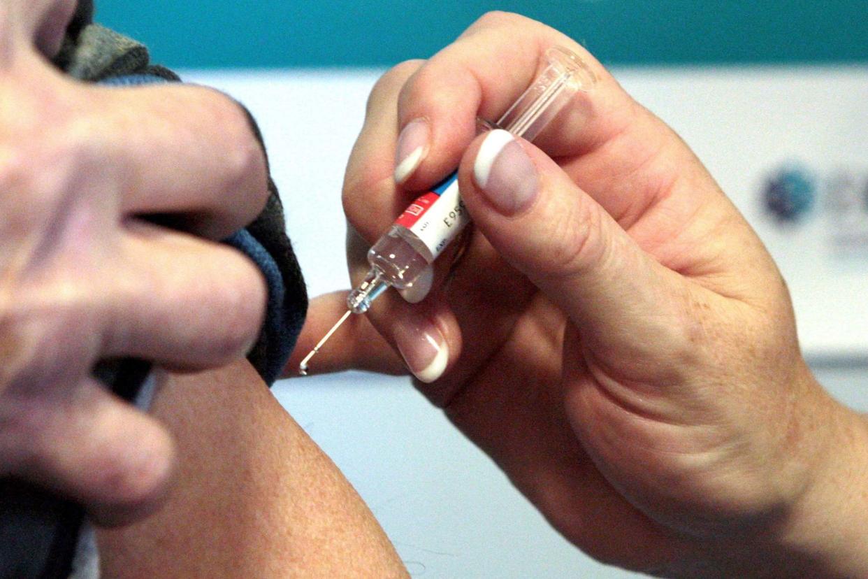 A leading scientist said if trials are successful a coronavirus vaccine could be available in the UK in the first half of next year: PA