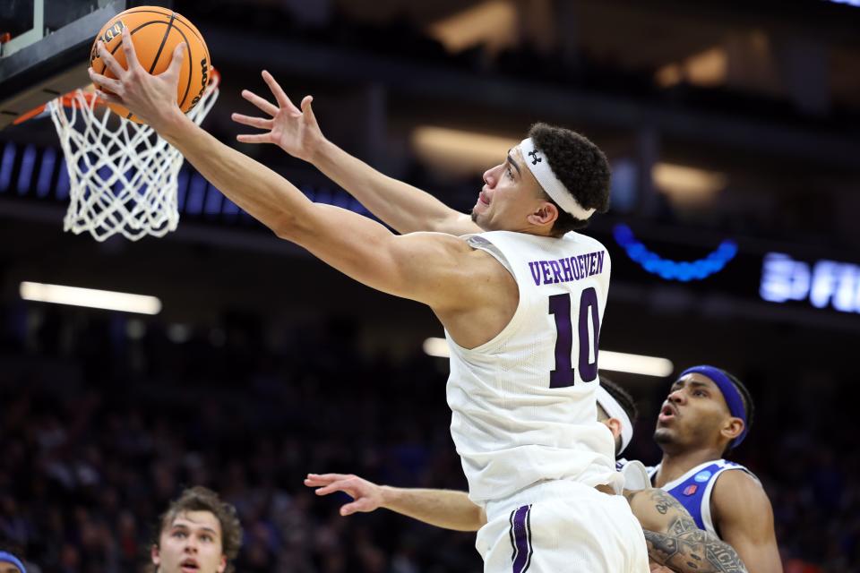 First round: No. 7 Northwestern 75, No. 10 Boise State 67