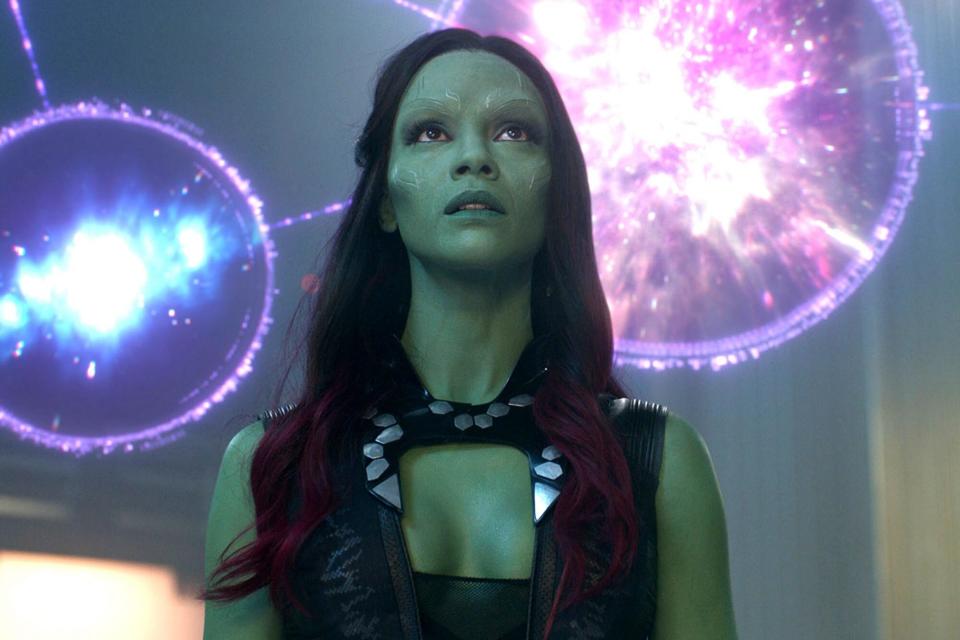 GUARDIANS OF THE GALAXY, Zoe Saldana, 2014. ©Walt Disney Studios Motion Pictures/Courtesy Everett